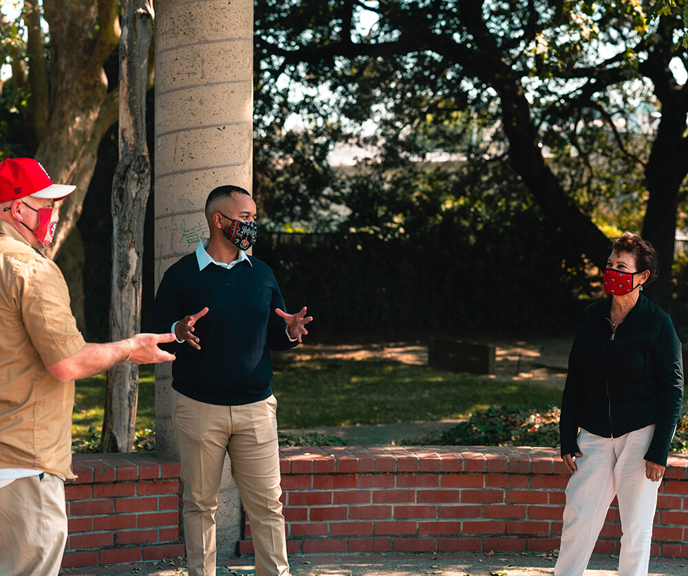 Photos of Devin Murphy, running for Pinole City Council in Pinole, CA on September 3, 2020.